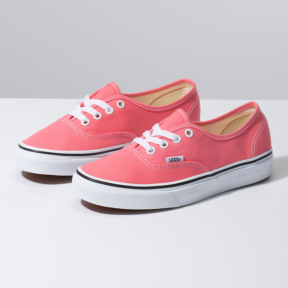 Vans Bayan Spor Ayakkabı Authentic Pembe/Beyaz | 68594-978